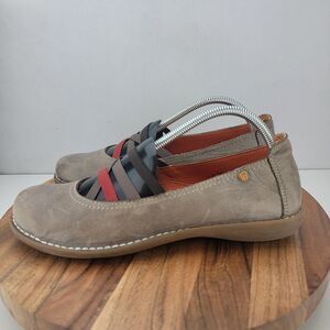 Jungla Womens Size EU41 US10 Tan Leather Spain MJ Slip On Flats Shoes